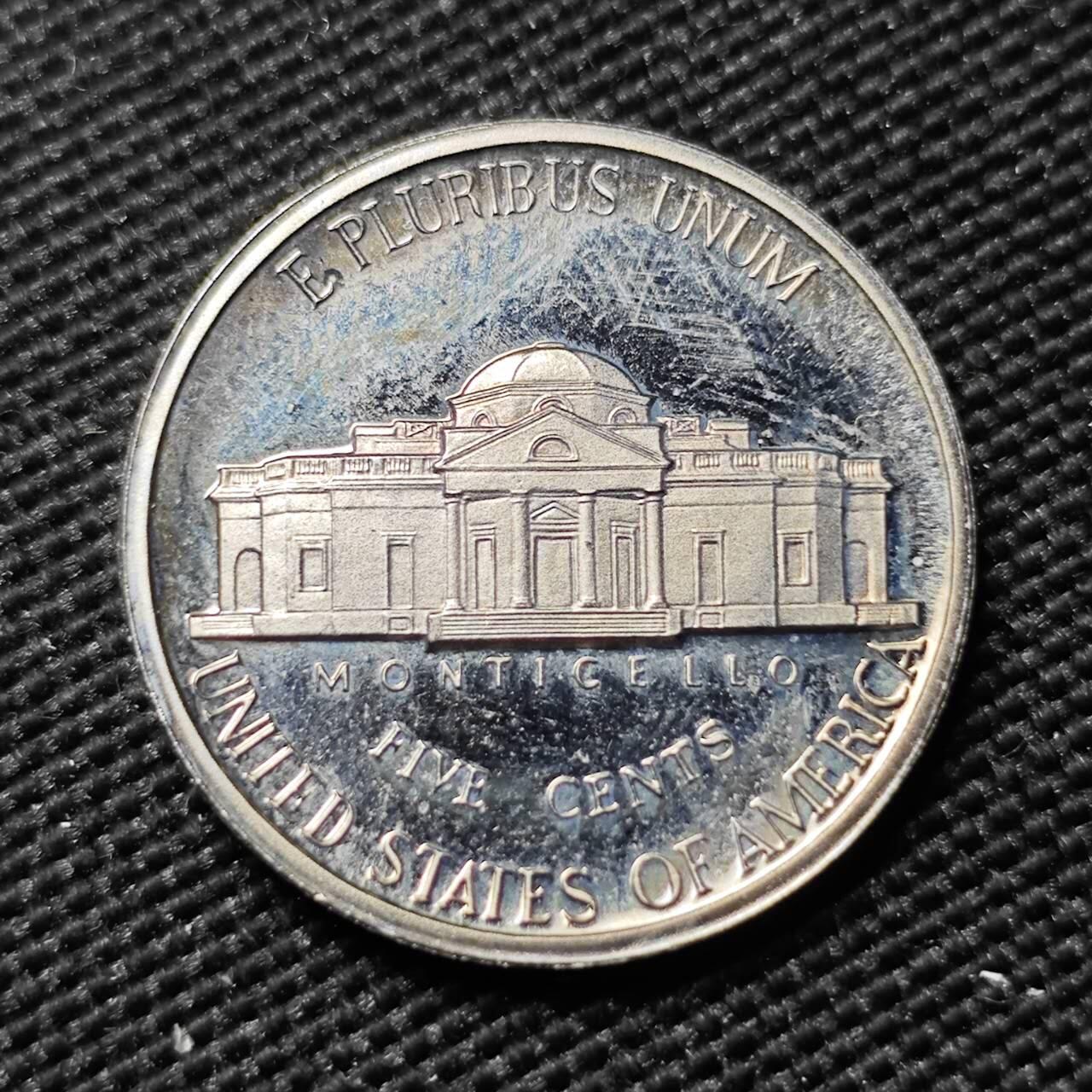 KK钱币收藏小铺  第414期 2月预留时间 周末发货 1983美国5分 精制币