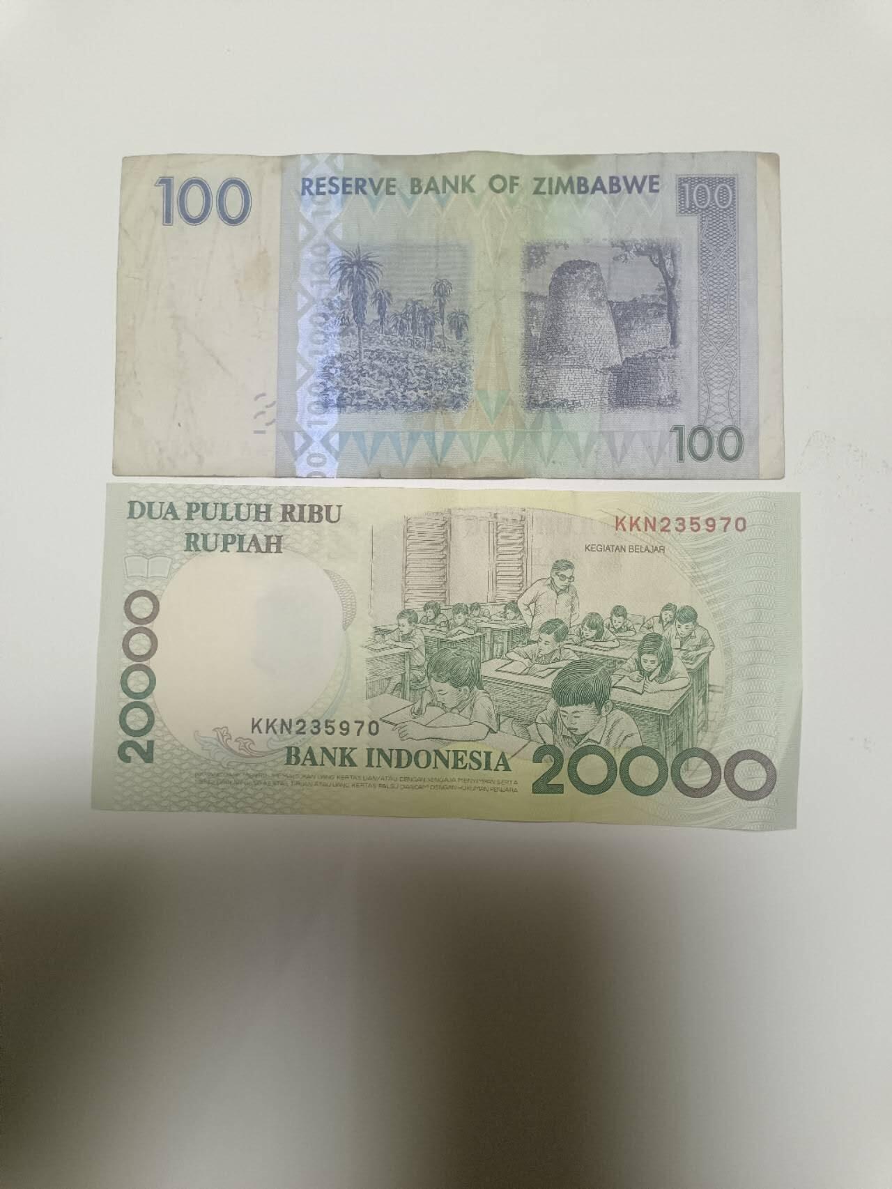 【20260402】非全新纸币和硬币第352场 外国2张纸币