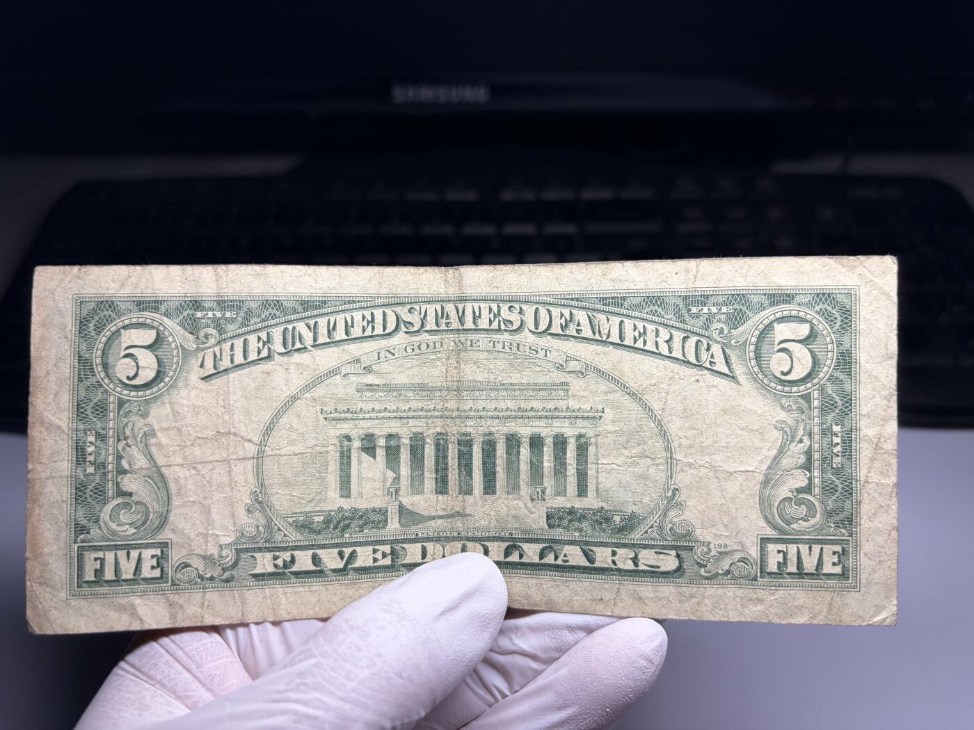 2026年集古藏今外币拍卖第三期-第10场—（总第320拍-纸币专场），本期拍完结算一次，发货时间2-3天，休息几天后继续新的一期拍卖。 1974年美国5美元