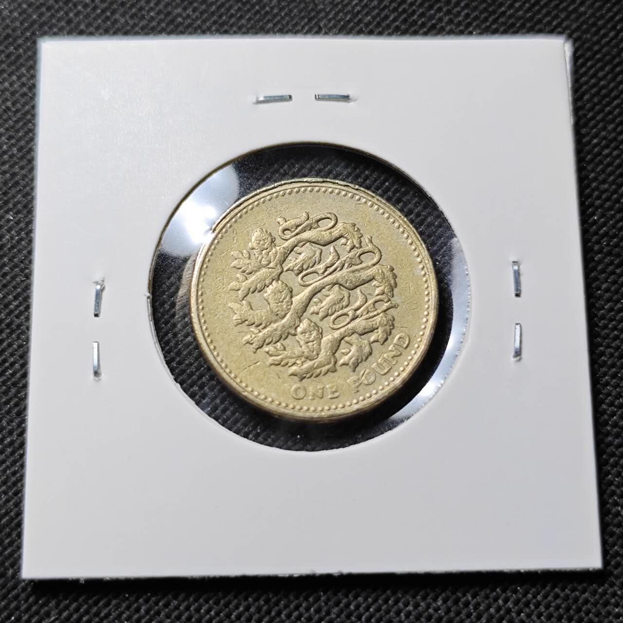 KK钱币收藏小铺  第414期 2月预留时间 周末发货 1997英国1镑 非造币厂铸 