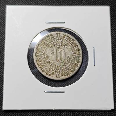 KK钱币收藏小铺  第415期 2月预留时间 周末发货 1942墨西哥10分 