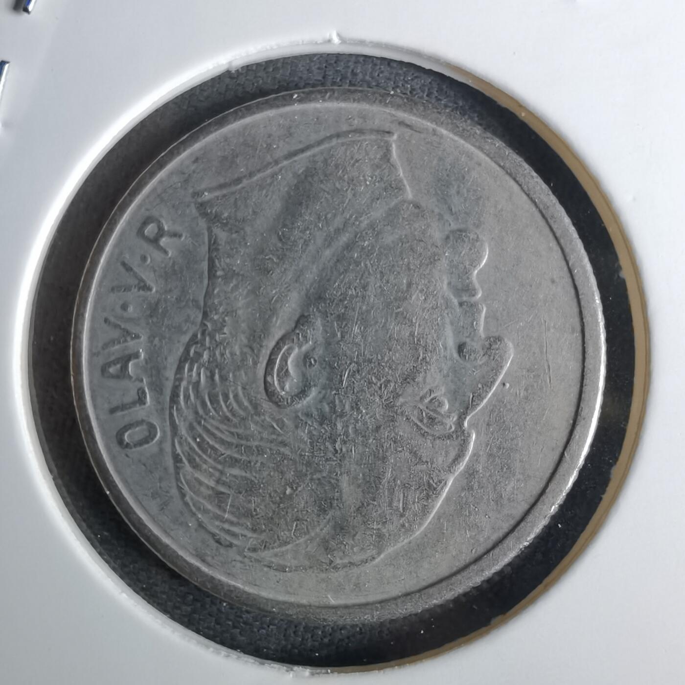 沼泽如烟--第1042场 挪威1970年1克朗