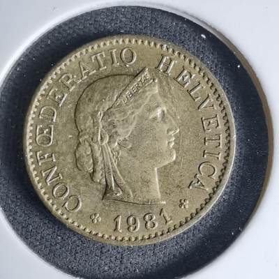 沼泽如烟--第1042场 - 瑞士1981年五分