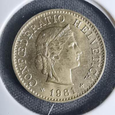 沼泽如烟--第1042场 - 瑞士1981年五分