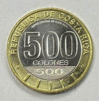 S&S Numismatic世界钱币-拍卖 第127期 哥斯达黎加2021年500克朗双色币