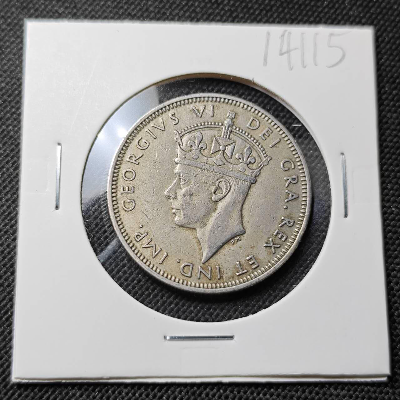 KK钱币收藏小铺  第414期 2月预留时间 周末发货 1947赛浦路斯1先令