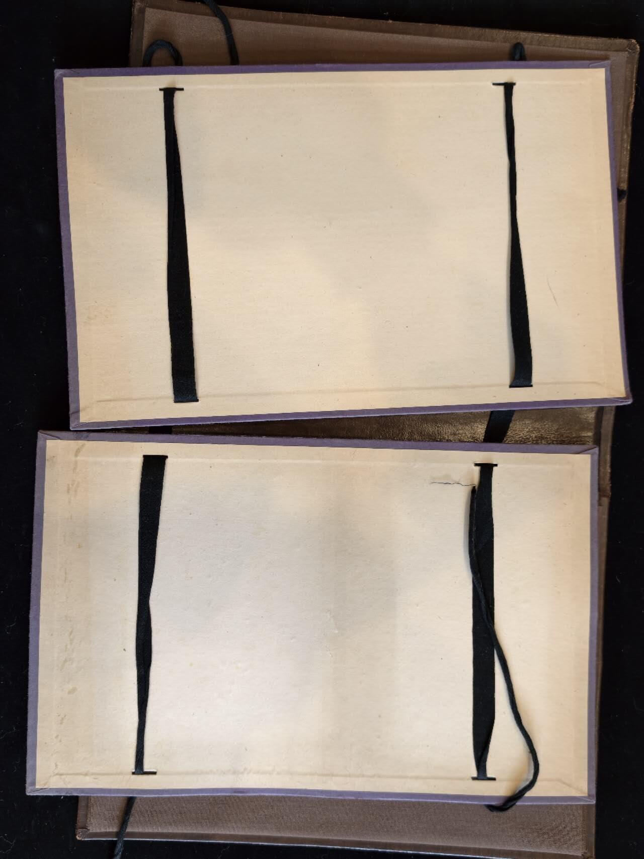 凯旋世界勋赏（第23期）（欢迎送拍）（对拍品有疑问请询问客服，不接受到手刀，出价默认拍品品相。请认真阅读拍卖规则！出价默认已认可！）（收到货请录制开箱视频，无视频概不处理问题。） 奥匈帝国 属于 鲍尔家族的家族档案文件夹以及皮革外壳，用于装载上面所述文件的原装文件夹