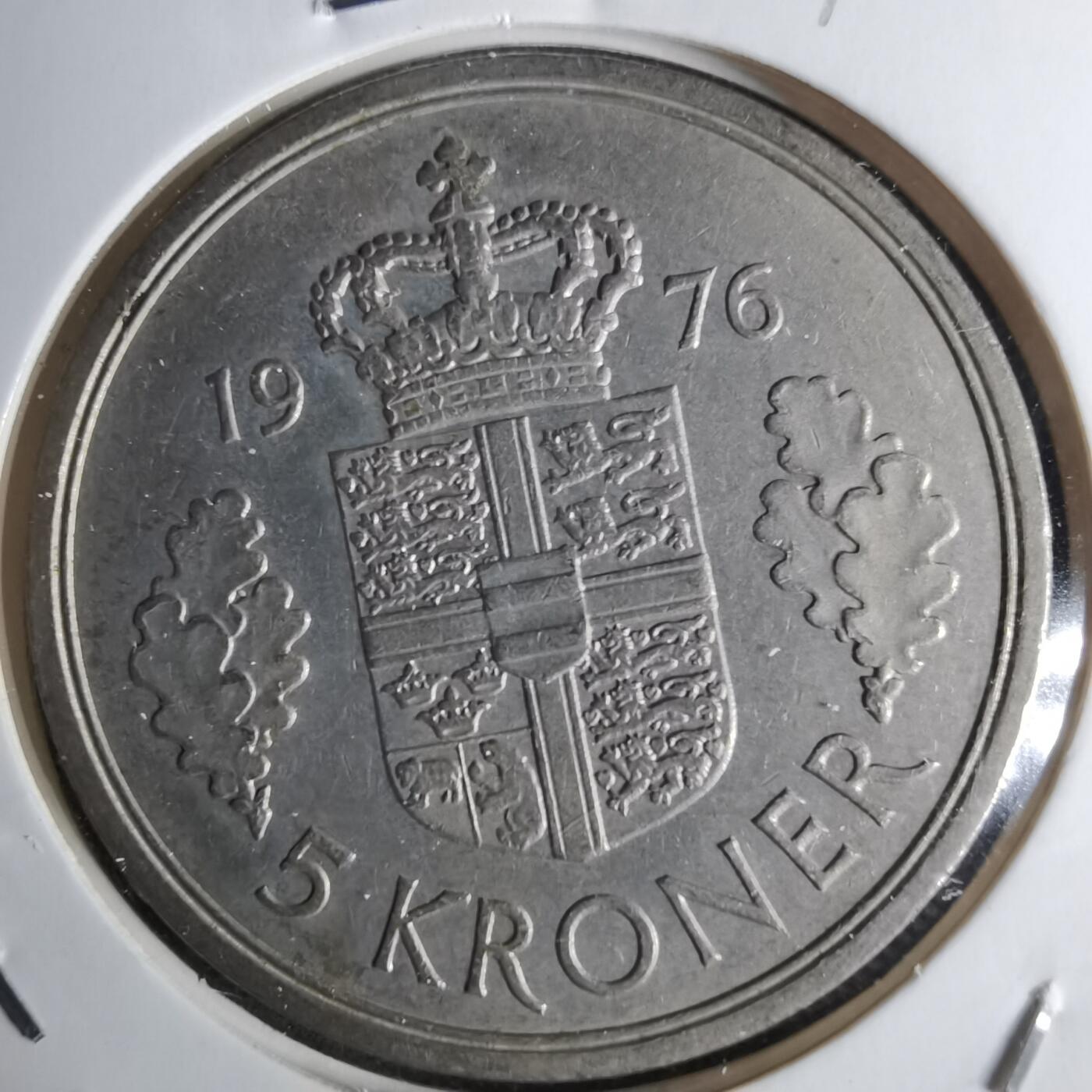 沼泽如烟--第1042场 丹麦1976年5克朗