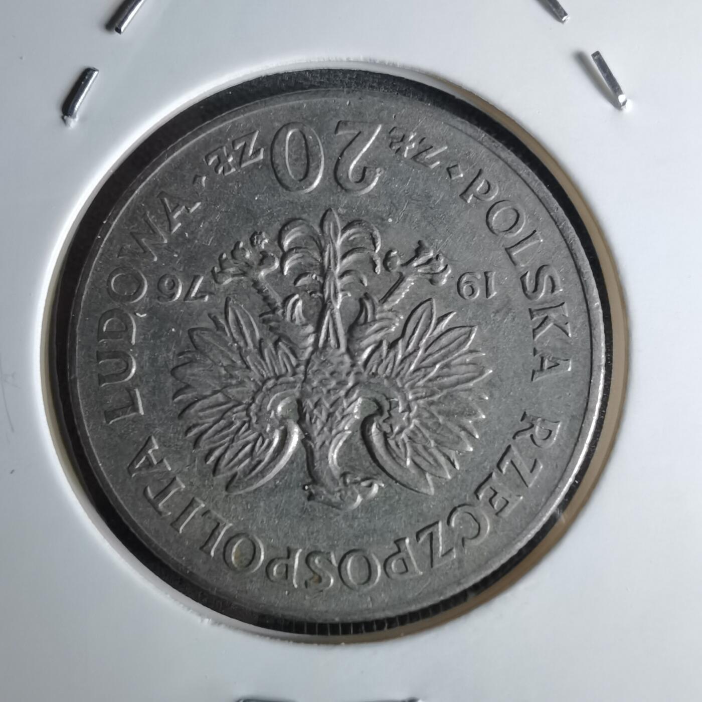 沼泽如烟--第1042场 波兰1976年20兹罗提