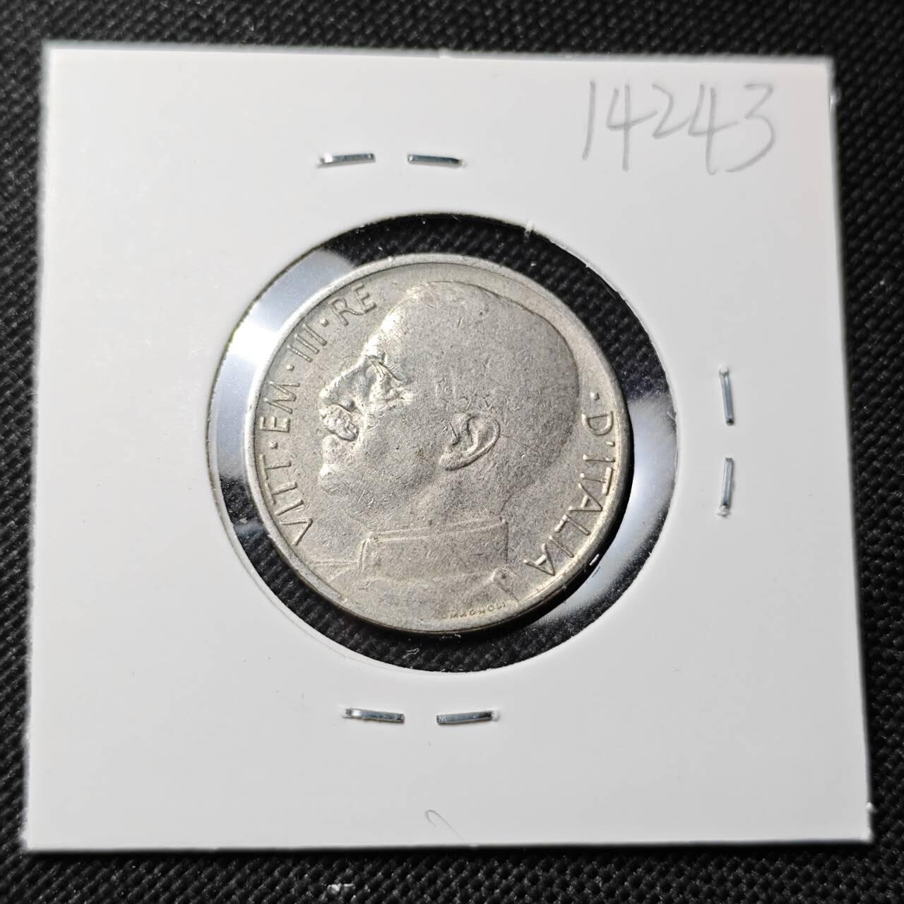 KK钱币收藏小铺  第414期 2月预留时间 周末发货 1920意大利50分