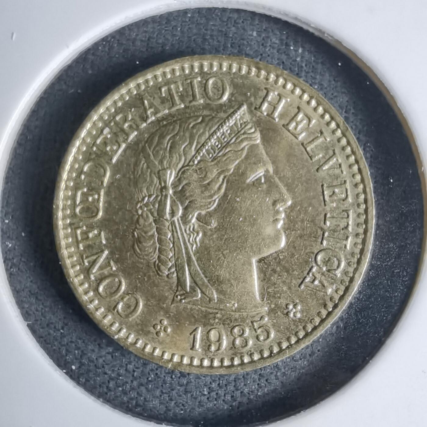 沼泽如烟--第1042场 瑞士1985年五分