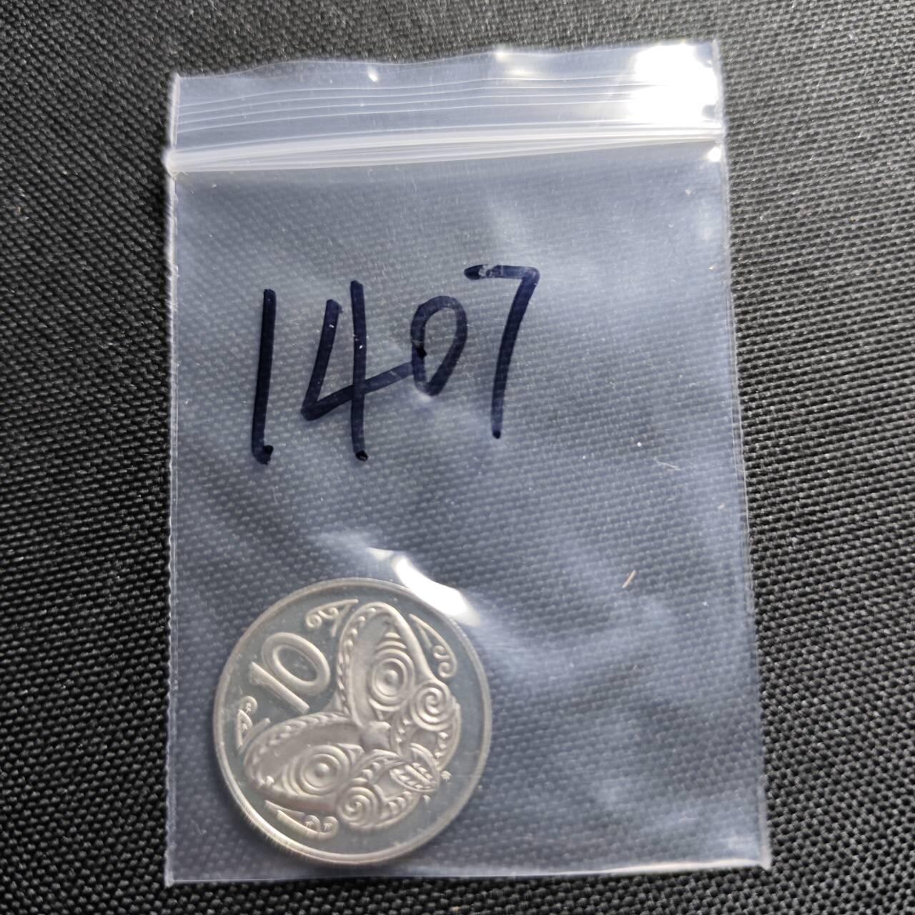 KK钱币收藏小铺  第414期 2月预留时间 周末发货 1982新西兰10分 精制币