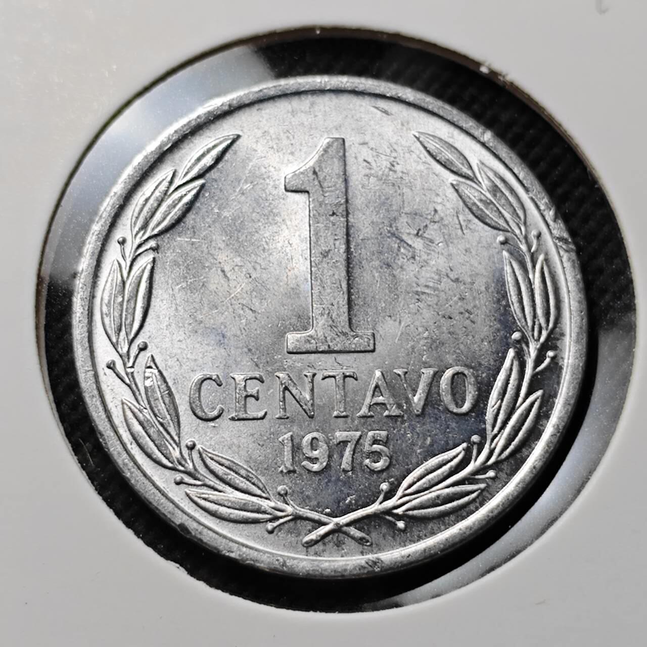 KK钱币收藏小铺  第414期 2月预留时间 周末发货 1975智利1分 好品