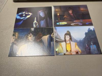 麦趣喜第四场 新品尝鲜专场 (4月2号周四晚上22点截拍，专注买家市场，福利拉满)  - 卡星魔道祖师 场景卡 炫彩 4张