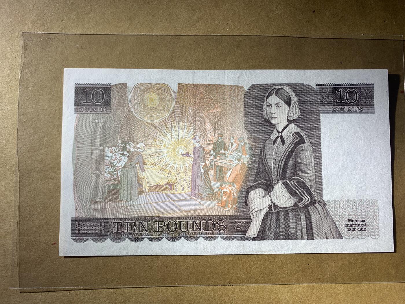 【礼羽收藏】🌏世界钱币拍卖第131期 英国D序列10镑 品相如图