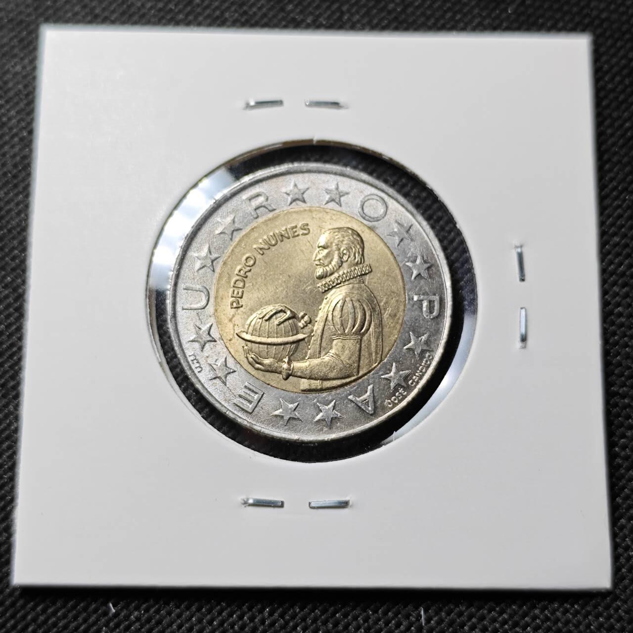 KK钱币收藏小铺  第414期 2月预留时间 周末发货 1999葡萄牙100埃斯库多好品双色币