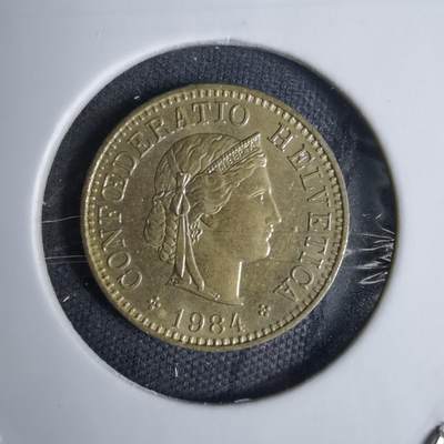 沼泽如烟--第1042场 - 瑞士1984年五分