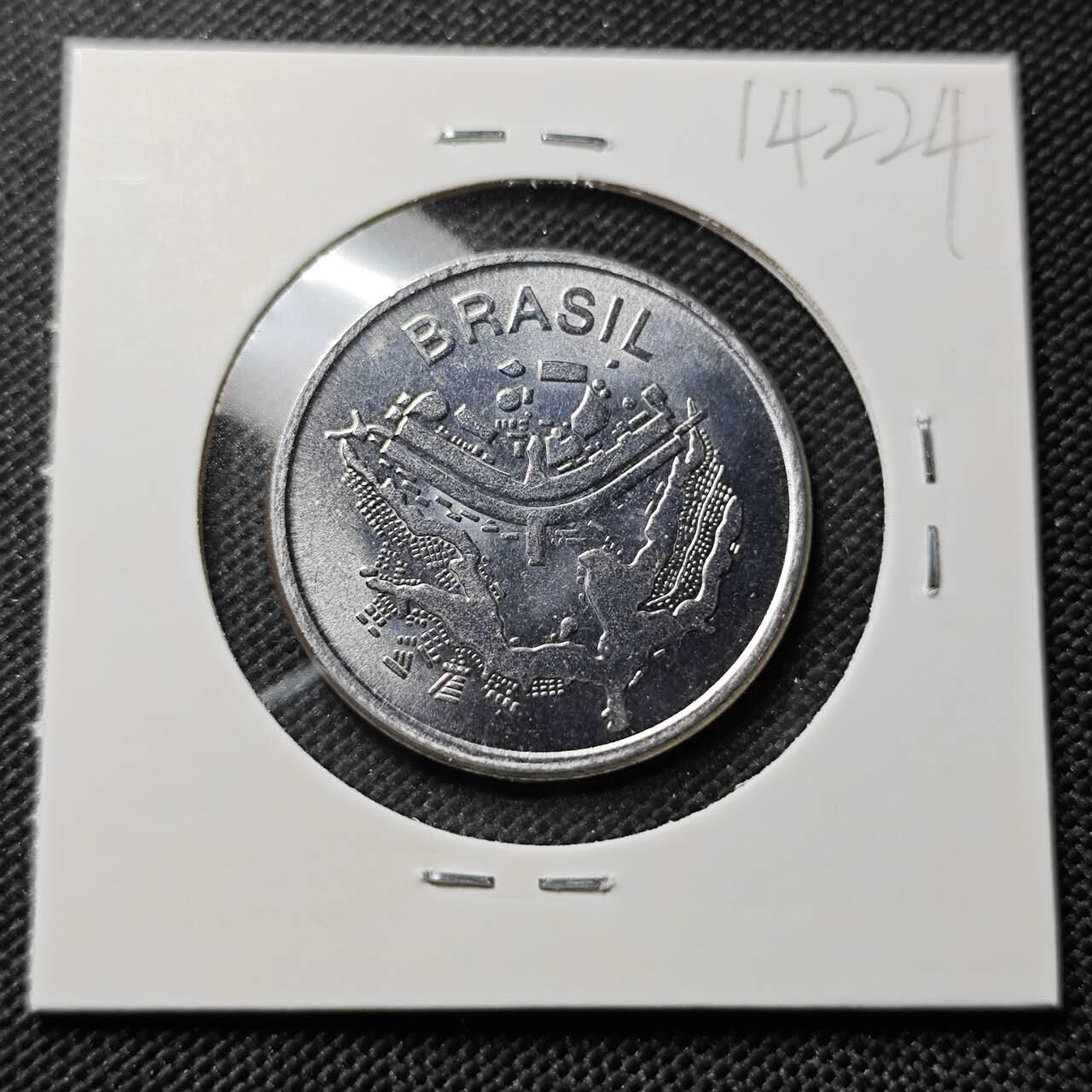 KK钱币收藏小铺  第414期 2月预留时间 周末发货 1984巴西50分 