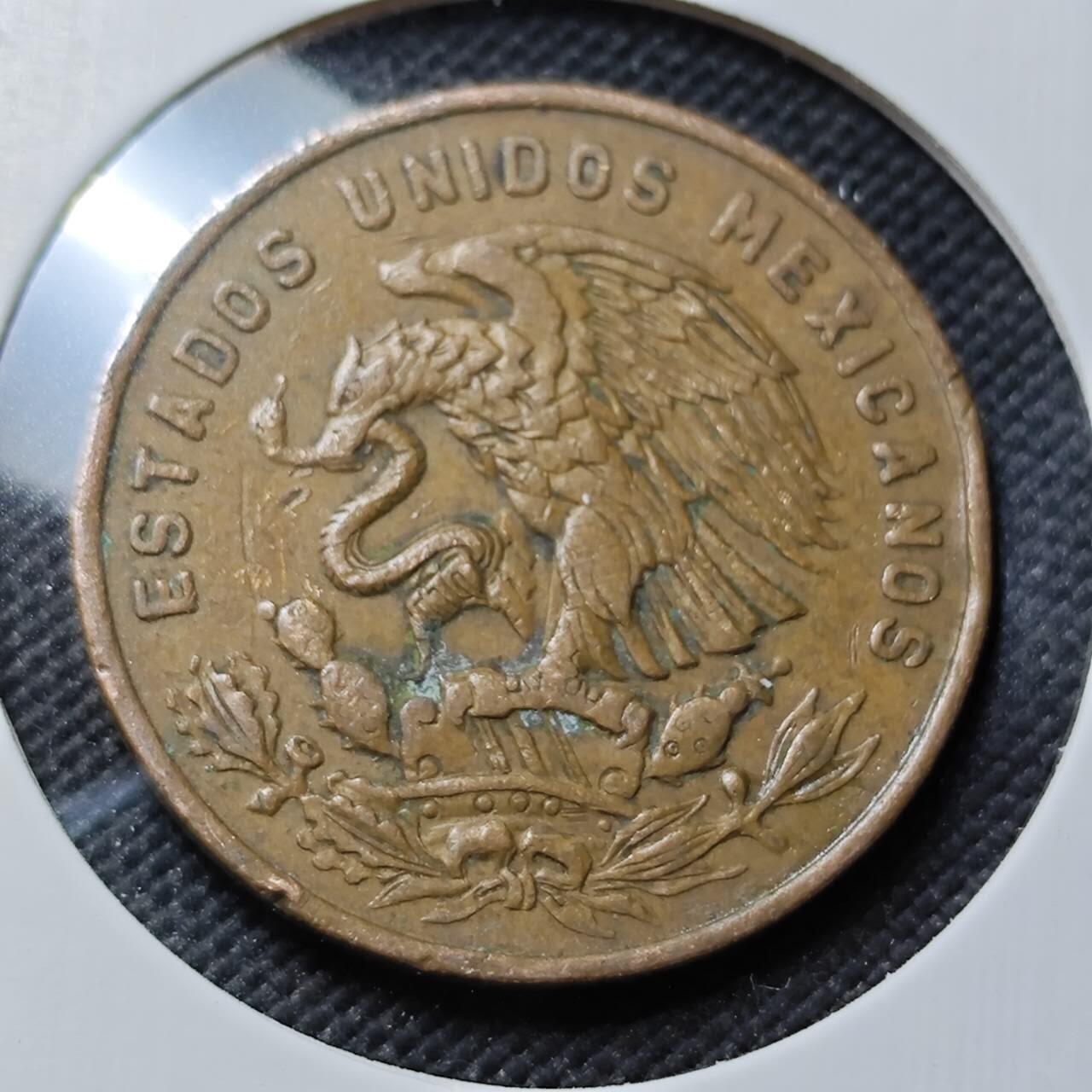 KK钱币收藏小铺  第414期 2月预留时间 周末发货 1963墨西哥20分 