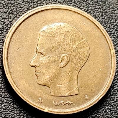 泉币菌-第219场-拍品多 请提前出价 - 比利时 20法郎 博杜安一世国王 荷兰版 镍青铜币 25.53mm