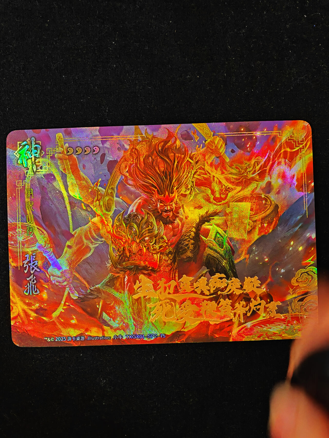 【持续收拍品】-琦卡当当铺～第40期★★~支持寄存★★~【9点40结束】扫码加群抽[包邮券]~ 三国杀-卡牌 彩闪 SP2-15 张飞-1个