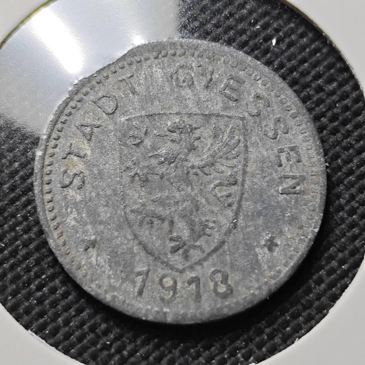 KK钱币收藏小铺  第414期 2月预留时间 周末发货  徳紧10芬尼代币