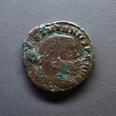 【良泉】4月16日【西方古代打制币】拍卖108件 - 【罕见品种】公元298-299年【古罗马】马克西米安“迦太基女神”版，大型富力洗银币，7.52克