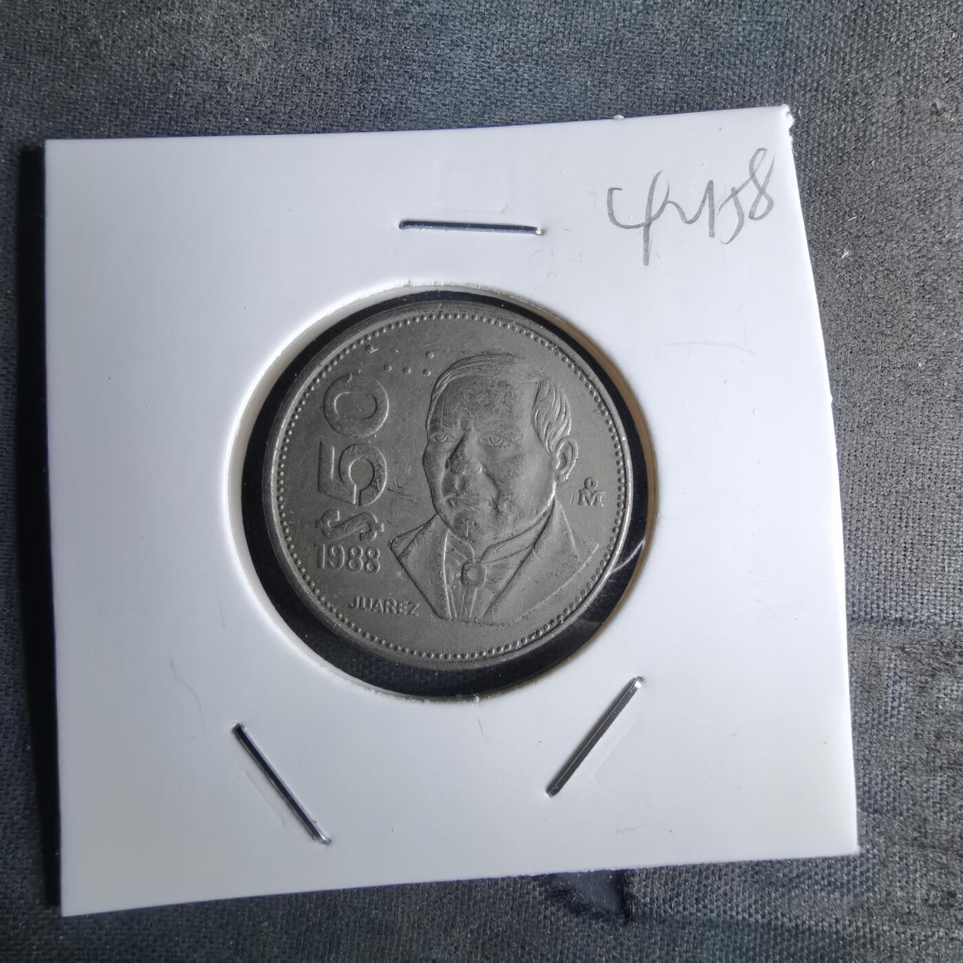 沼泽如烟--第1042场 墨西哥1988年50比索