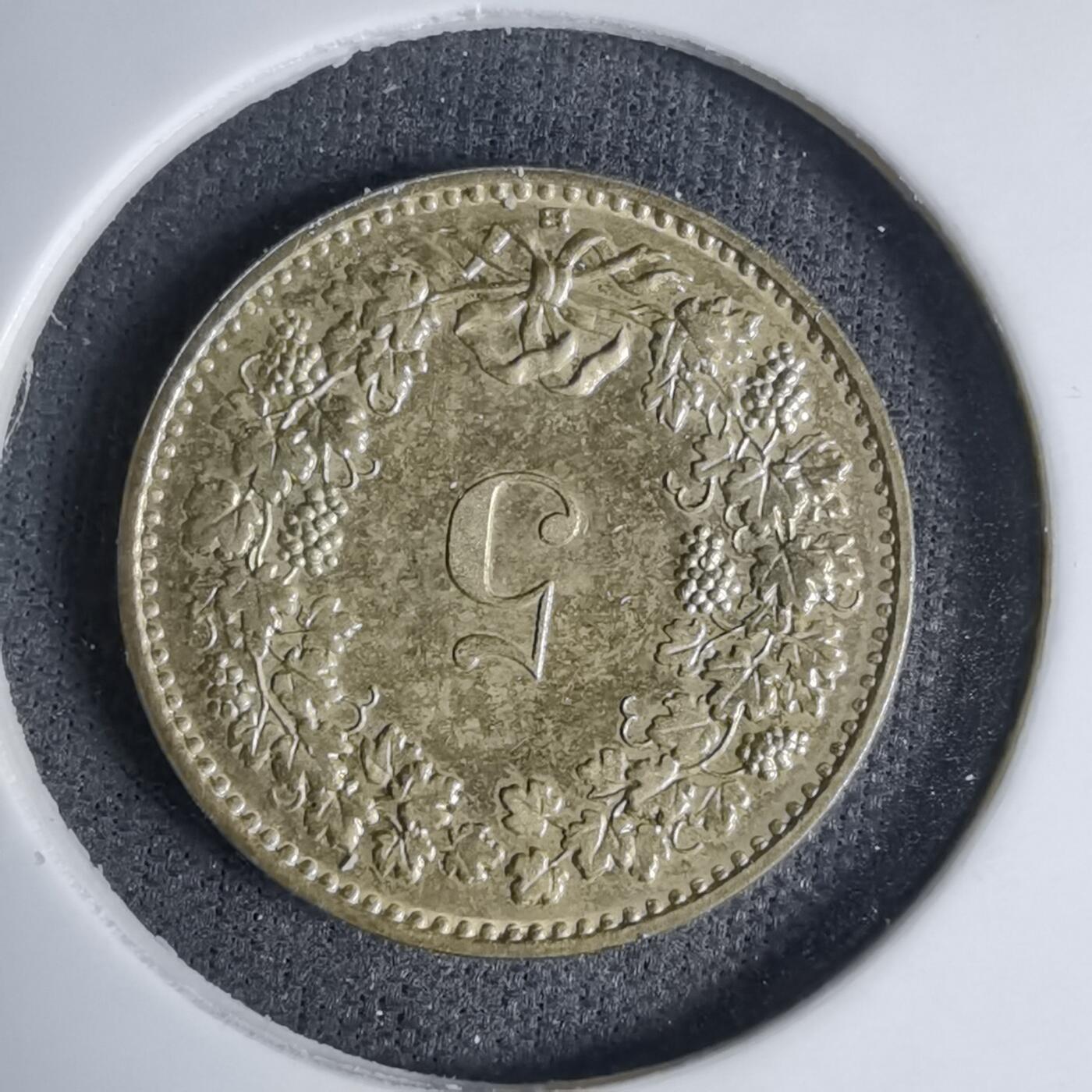 沼泽如烟--第1042场 瑞士1987年五分