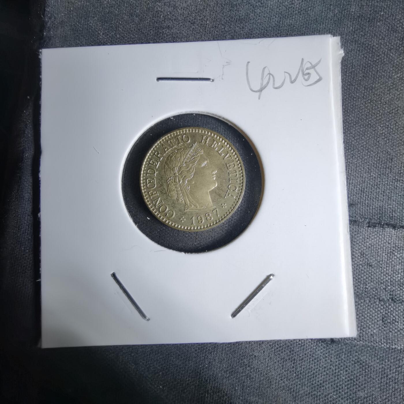 沼泽如烟--第1042场 瑞士1987年五分