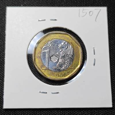 KK钱币收藏小铺  第415期 2月预留时间 周末发货 2013新加坡1元 