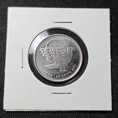 KK钱币收藏小铺  第415期 2月预留时间 周末发货 2011加拿大25分 纪念币