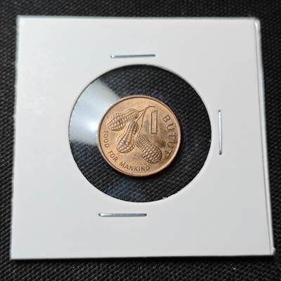 KK钱币收藏小铺  第415期 2月预留时间 周末发货 1974冈比亚1分铜币