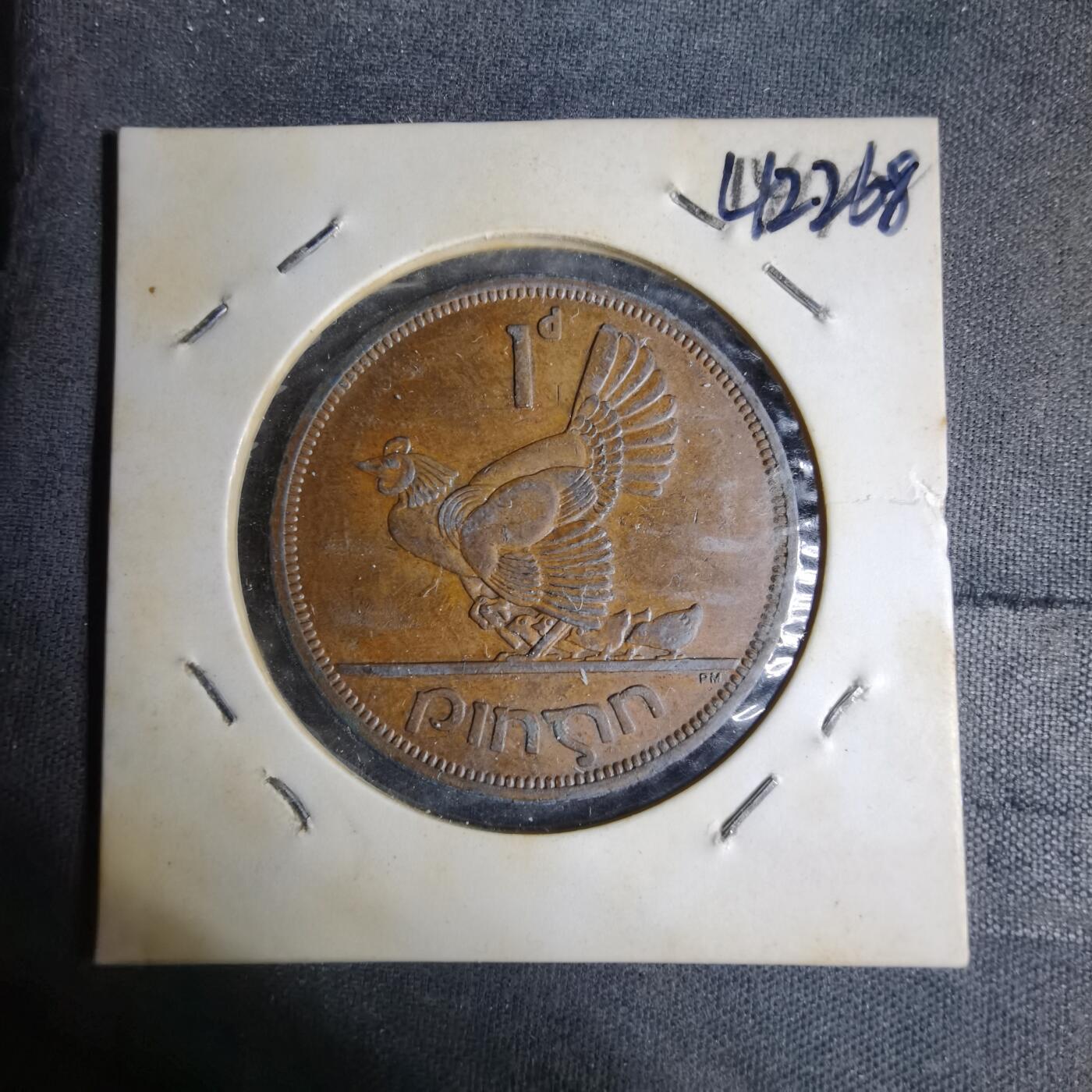 沼泽如烟--第1042场 爱尔兰1968年1便士