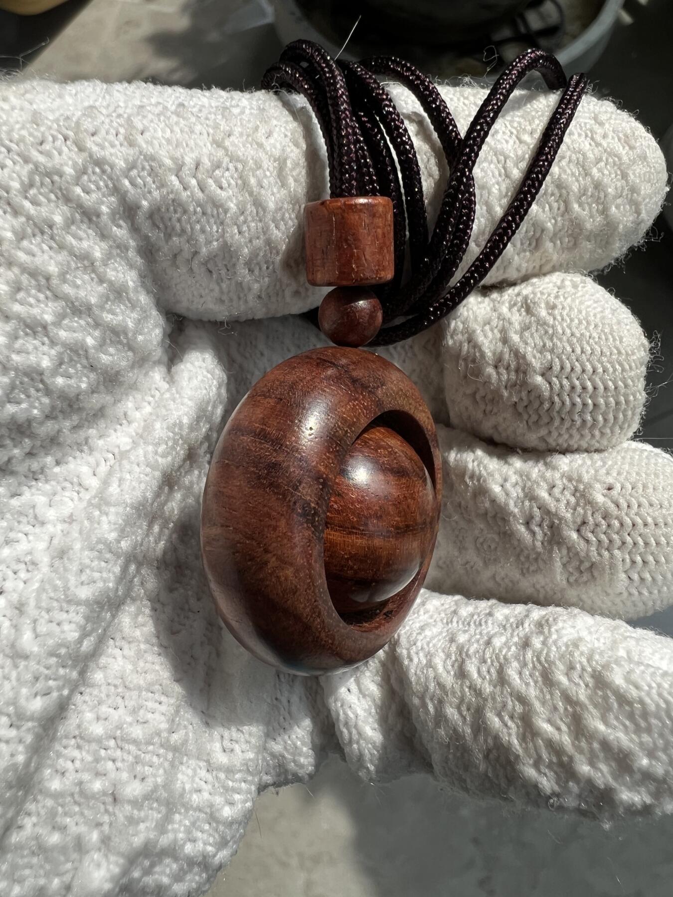 零元拍：海南黄花梨转运珠：33/20MM