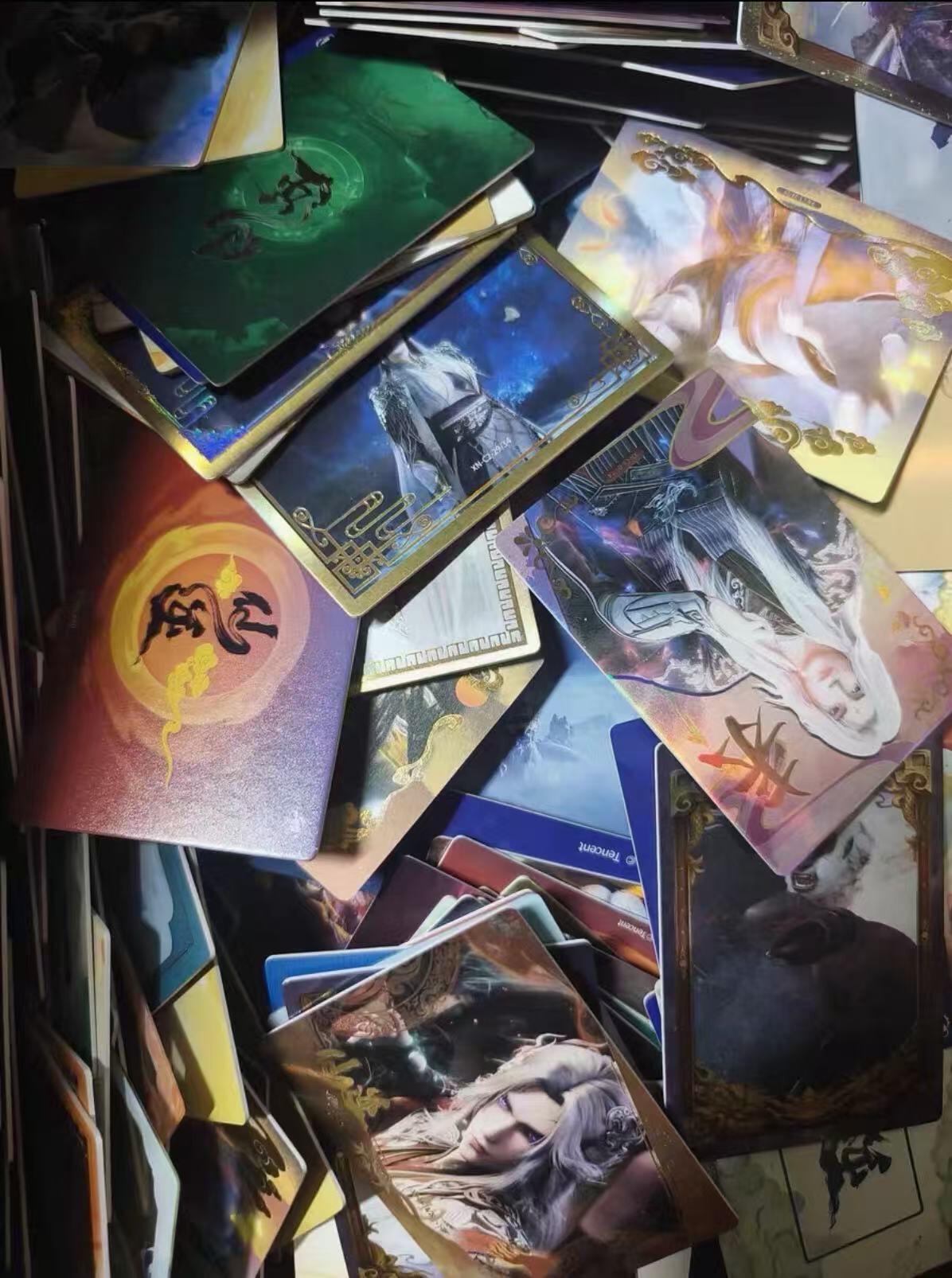 麦趣喜第四场 新品尝鲜专场 (4月2号周四晚上22点截拍，专注买家市场，福利拉满)  【500张普卡 厚直角普卡】仙逆腾讯视频收藏卡 腾讯草场地卡机发货 发货时间按卡机来