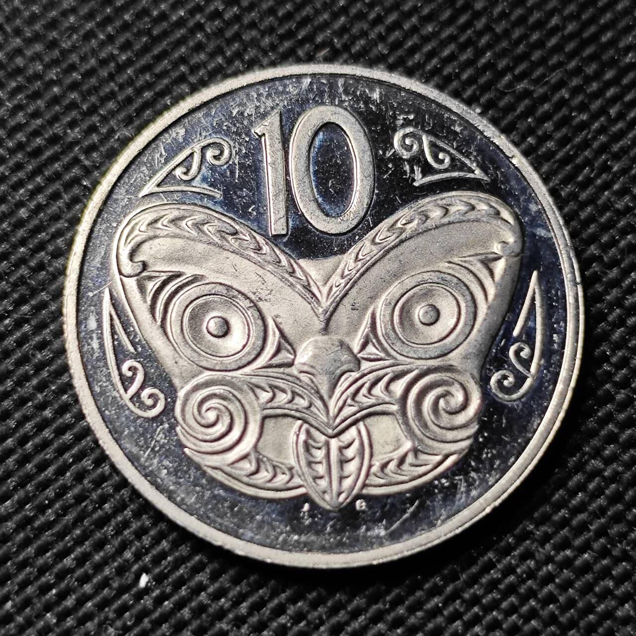 KK钱币收藏小铺  第414期 2月预留时间 周末发货 1983新西兰10分 精制币