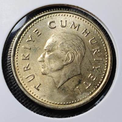 KK钱币收藏小铺  第415期 2月预留时间 周末发货 1990土耳其1000里拉