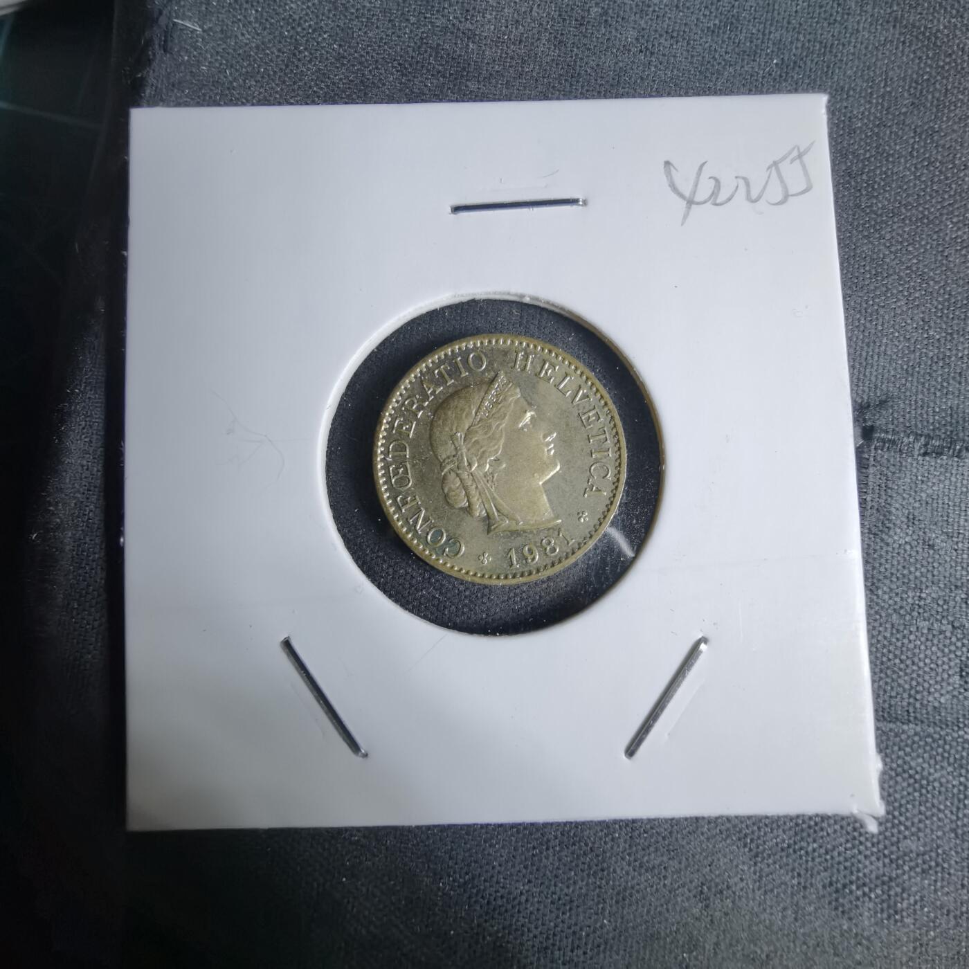 沼泽如烟--第1042场 瑞士1981年五分