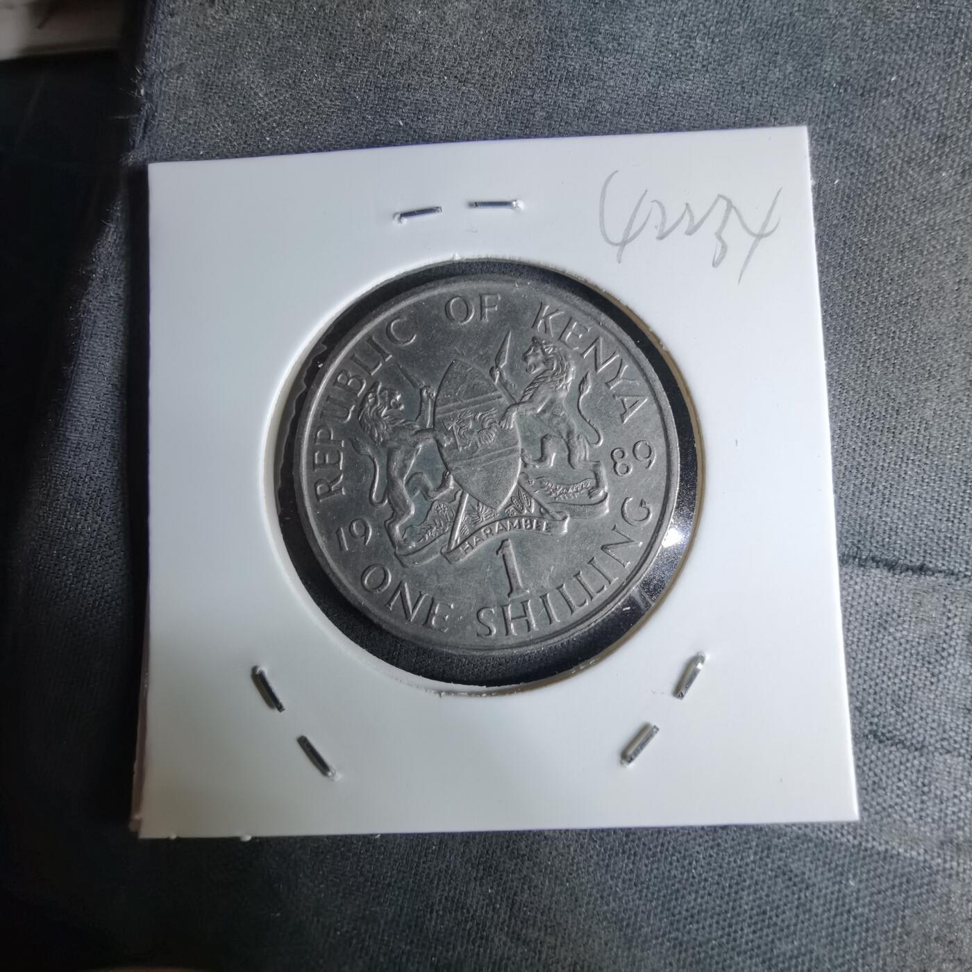 沼泽如烟--第1042场 肯尼亚1989年1先令