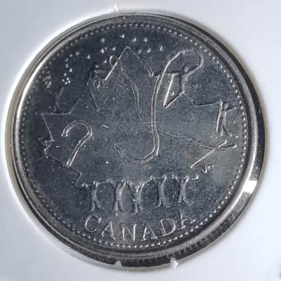 沼泽如烟--第1042场 - 加拿大2002年25分纪念币