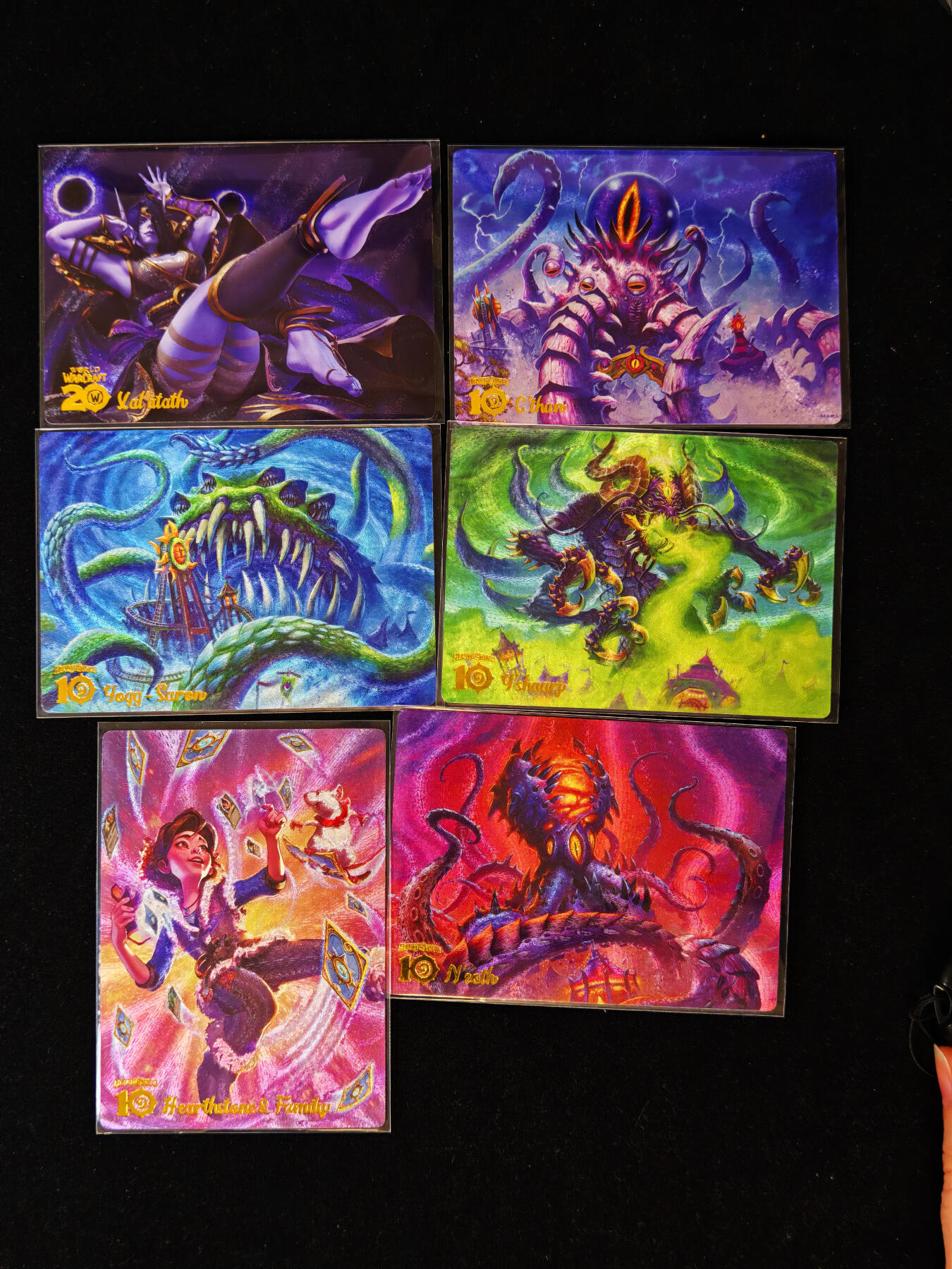 【持续收拍品】-琦卡当当铺～第40期★★~支持寄存★★~【9点40结束】扫码加群抽[包邮券]~ 魔兽世界-炉石传说-粗闪-6张