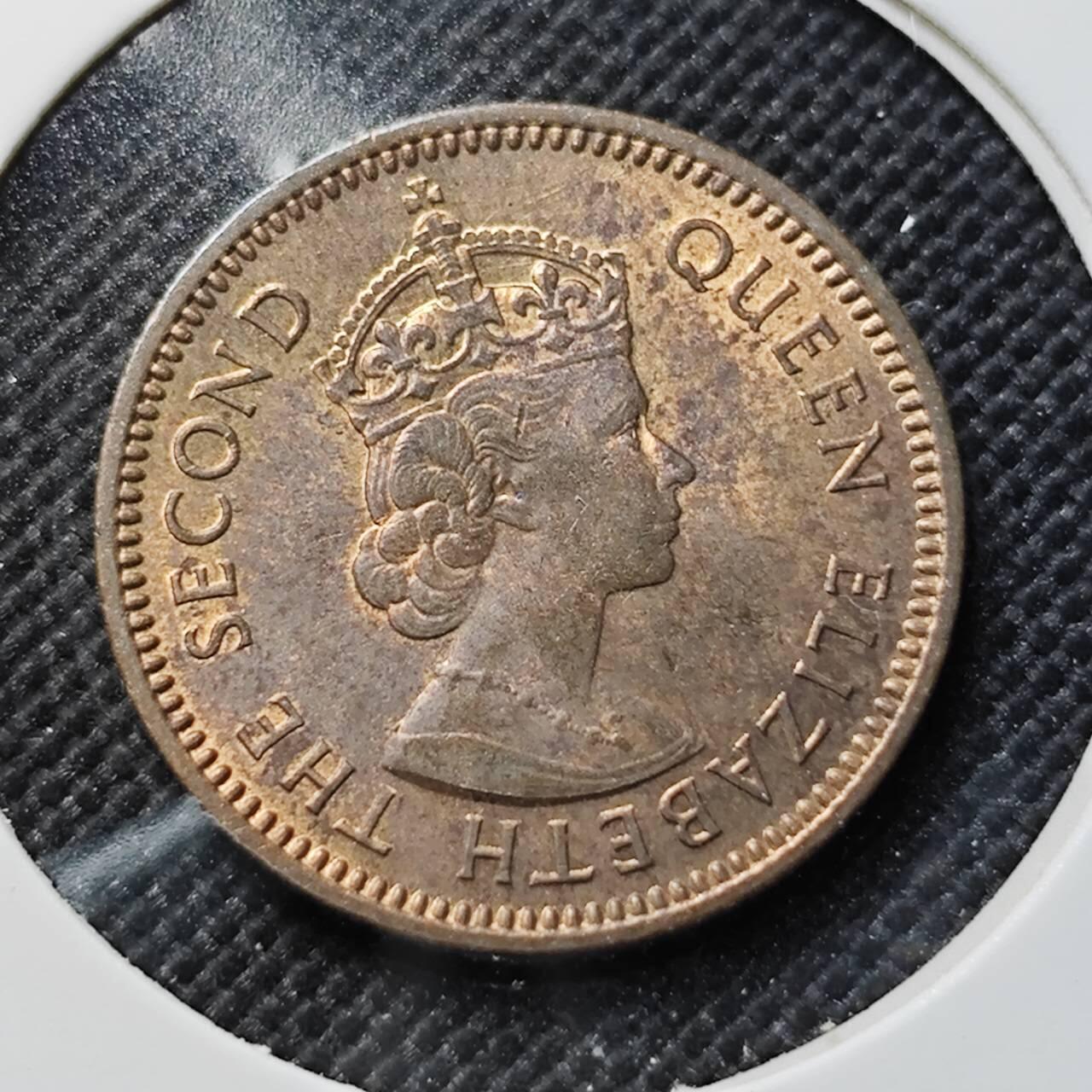 KK钱币收藏小铺  第414期 2月预留时间 周末发货 1955塞浦路斯3米尔 