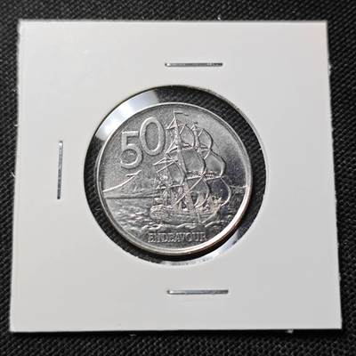 KK钱币收藏小铺  第415期 2月预留时间 周末发货 2006新西兰50分