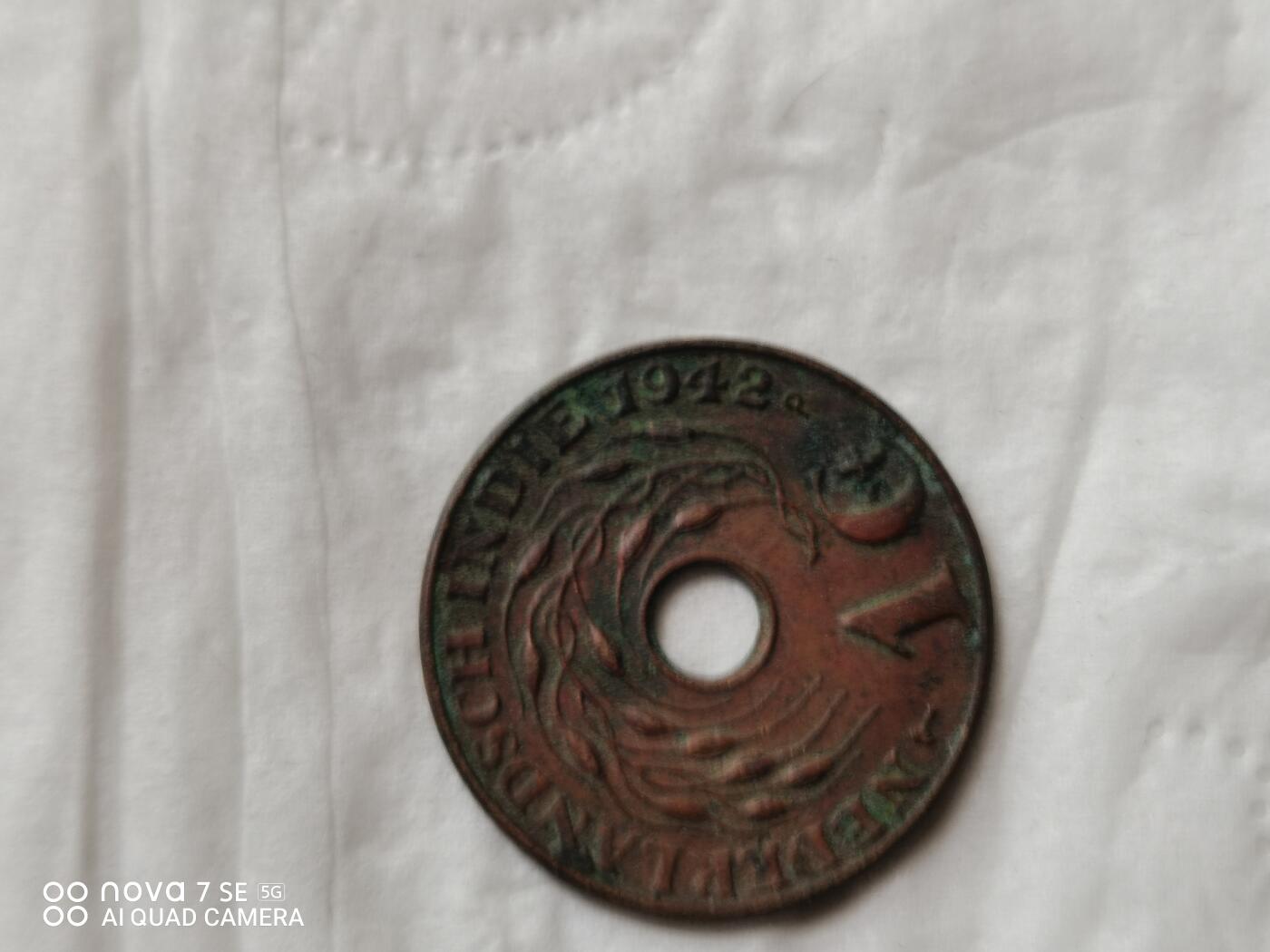 外国硬币 1942年荷属印支1分