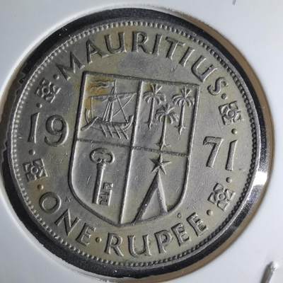 沼泽如烟--第1042场 - 毛里求斯1971年1卢比