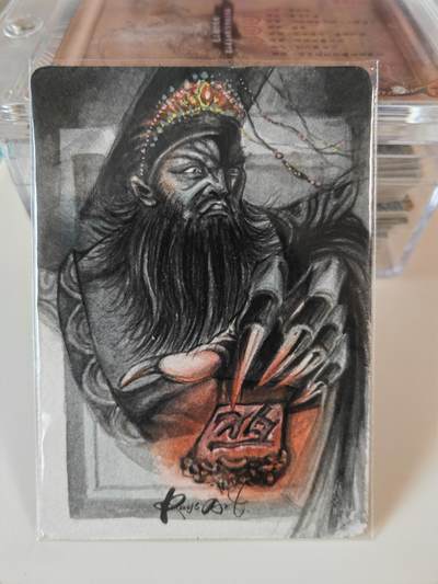 阳大大卡牌拍卖第107期（持续收拍品，周五晚上九点截拍，进群福利早知道） - 【手绘卡】tel 暴力阎罗王 绝色手绘卡1/1  超级漂亮