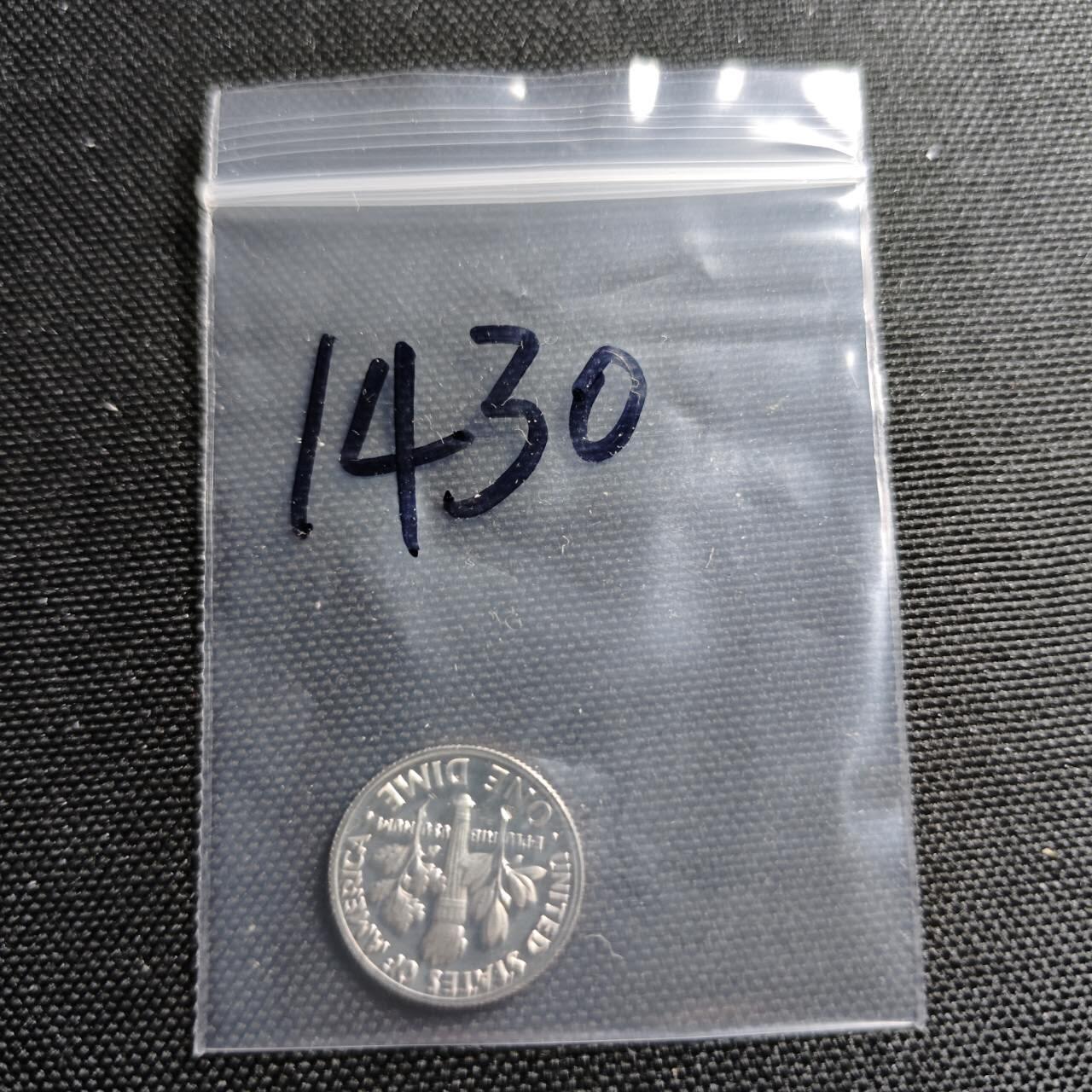 KK钱币收藏小铺  第414期 2月预留时间 周末发货 1983美国10分 精制币