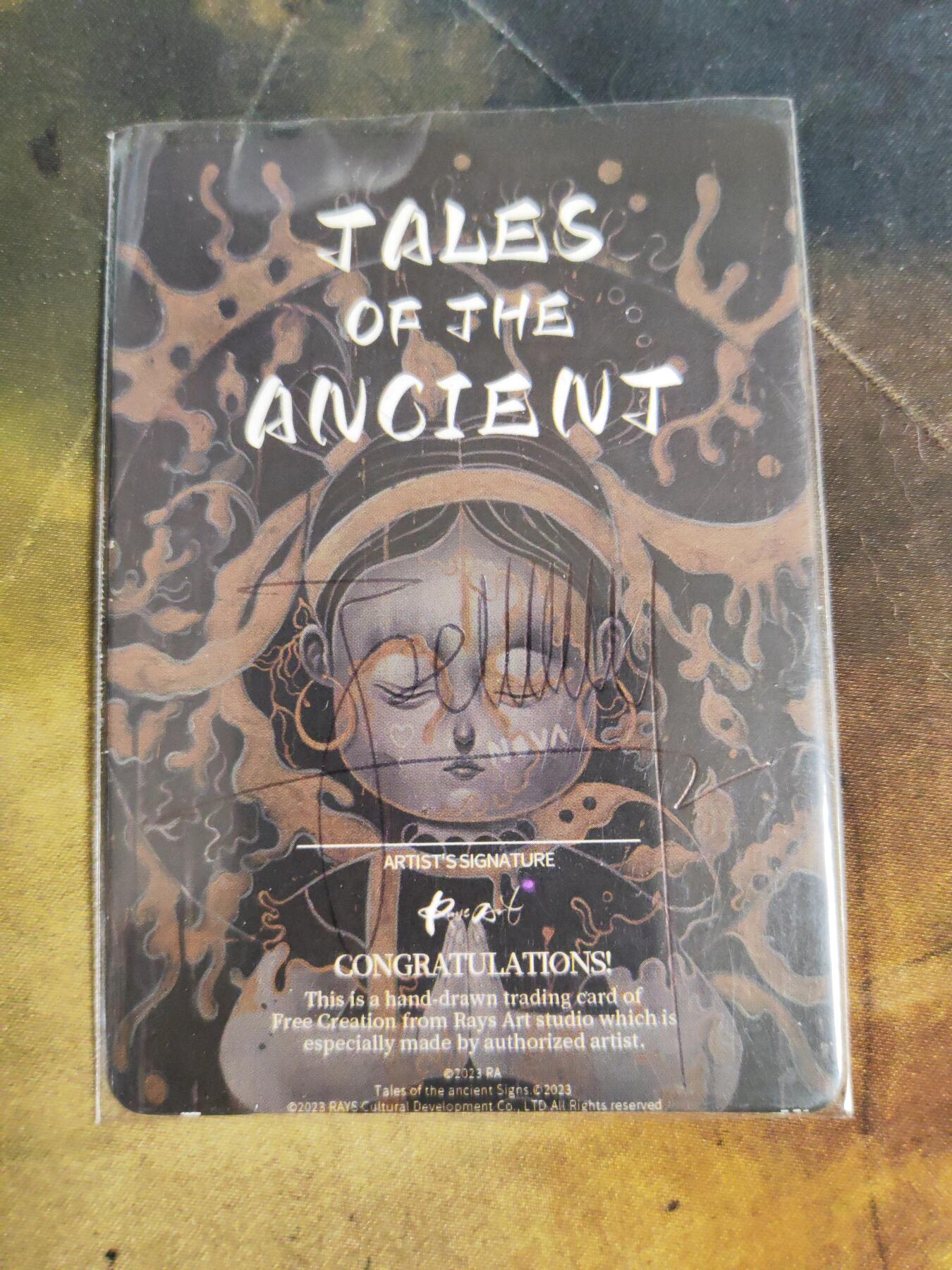 阳大大卡牌拍卖第107期（持续收拍品，周五晚上九点截拍，进群福利早知道） 【手绘卡】tel 暴力阎罗王 绝色手绘卡1/1  超级漂亮