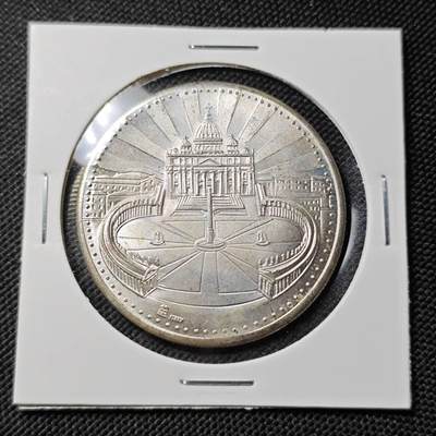 KK钱币收藏小铺  第415期 2月预留时间 周末发货 梵蒂冈教皇渡银纪念章 